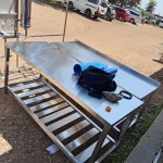 3×6 PACKAGING TABLE WITH AN UNDER SHELF