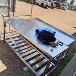 3×6 PACKAGING TABLE WITH AN UNDER SHELF