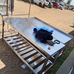 3×6 PACKAGING TABLE WITH AN UNDER SHELF