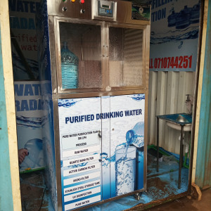 DOUBLE WATER VENDING CABINET